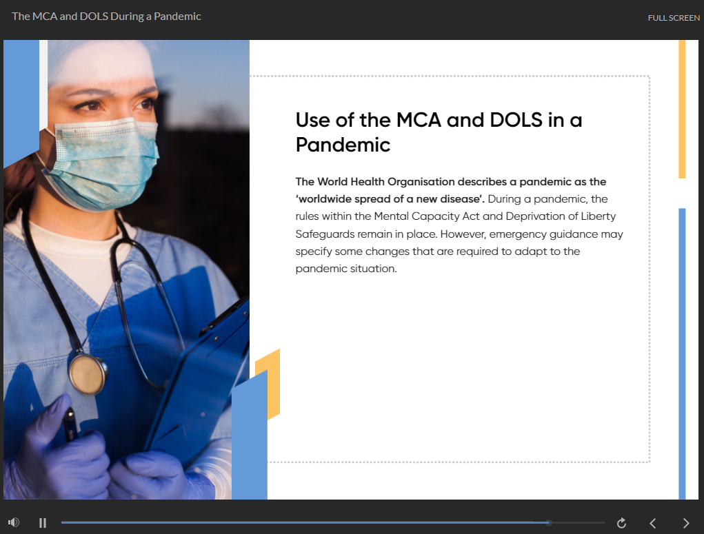 Mental Health Care – MCA & DOLS – Learning Paths